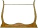 33 IN Bow/Bow Oak Washstand Back