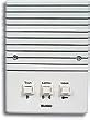 Tektone Apartment Station - flush mount, 3 common and 1 selective wires, plastic plate with Braille