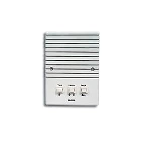 Tektone Apartment Station - flush mount, 3 common and 1 selective wires, plastic plate with Braille