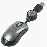 Optical Travel Mouse - Optical - 2 Buttons - Cable - USB