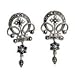 Eva Sterling Drop Pearl & Sapphire Earrings