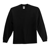 NEW JERZEES - Heavyweight Long Sleeve T-Shirt Jet Black-XL