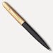 Black and Gold Executive Pen With Pierced Cross