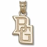 Bowling Green State Falcons 1/2 BG Logo Pendant - 10KT Gold Jewelry