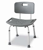 BATH BENCH W/BACK RETAIL Size: ADJ