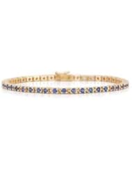 Tanzanite.com 14K Yellow Gold Tanzanite Bracelet 3.08 TCW