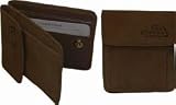 Dale Earnhardt Jr . Brown Leather Credit Card and Coin Fold Wallet