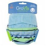 GroVia Shell Set Baby Diaper - Blue Birds
