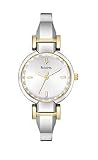 Bulova Bangle Collection Polished Steel Silver Dial Women's watch #98L140
