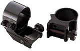 Det Top Mount Rings 1 High Blk