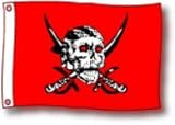 Caribbean Pirate - Pirate Flags 12x18
