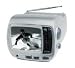Coby CX-TV6 5 Portable Black & White TV with AM/FM Radio