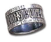 Deus Et Natura - Alchemy Gothic Pewter Ring