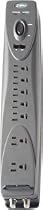 8-Outlet TV/DVD Surge Protector - 8-Outlet, Telephone Line Protection