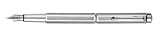 Caran D'ache Ecridor XS Retro, Silver Plated/Rhodium Coat Bold Point Fountain Pen - CA-996496