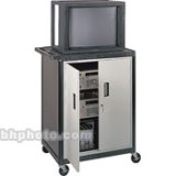 Luxor LEF40C 44" Endura Console (Black/Gray) LEF40C A/V FURNITURE-Cabinets