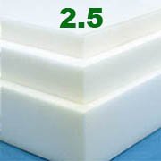 Twin 2 Inch Soft Sleeper 2.5 100% Foam Mattress Pad, Bed Topper, Overlay Made From 100% Soft Sleeper Pressure Sensitive Foam