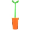 A di Alessi Merdolino Toilet Brush, Orange (ASG04 O)