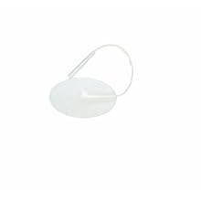 3B Scientific W63202 Comfort-Stim Elite White Foam Electrodes, 2.5" Length x 1.5" Width
