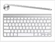Apple Wireless Keyboard Tastiera, lingua : Italiano