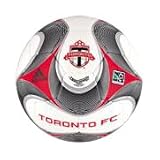 adidas TGII Toronto FC Soccer Ball (White/Poppy/Dark Onix, 5)