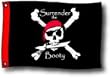 Surrender the Booty 3'x5' Pirate Flag