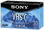 Sony 30 Minute VHS-C Tape (Single)