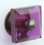 Carol Beach Knob, Faux Glass, 1 3/8''