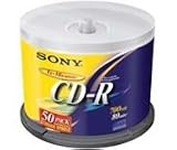 Sony CD-R 80 Minute 700 MB 48x Spindle (50-Pack)
