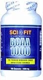 Scifit BCAA 1000 (1000mg - 200 Capsules)( Double Pack)