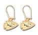 Kansas City Chiefs Team Logo Earrings In 14kt Gold