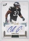 Chris Polk #17/49 Philadelphia Eagles (Football Card) 2012 Panini Playbook Gold #93