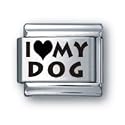 Body Candy Italian Charms Laser I LOVE MY DOG
