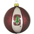 Stanford Cardinal NCAA Glass Basketball Ornament (2.75)"