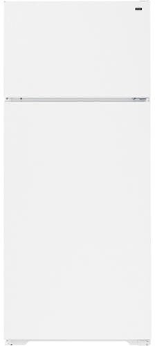 HTN17BBTRWW 16.6 cu. ft. Top-Freezer Refrigerator with 2 Adjustable Wire Shelves Fixed Gallon Door