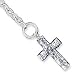 Sterling Silver Cross Charm Bracelet