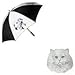   - White Persian Cat Umbrella by Porcelain by Rolalinde (60' Arc)