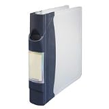 CD Media Binder With 15 Pages, 90 Capacity, Gray