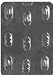 Almond Joy and Mounds Type Bar Candy Molds
