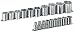 Armstrong 15-550 19pc 1/2 Drive 6pt Fractional Socket Set