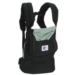 ERGO Baby Carrier - Black w/ Green