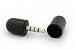 Chill Pill Rap Cap Microphone for iPod Classic, Nano 4G, Touch 2G, and iPhone 3G - Rubber Black - 0972-RCMK image 2