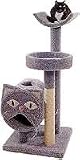 Ground Patrol - grey - Cat Furniture Scratching Post with Sisal
