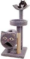 Ground Patrol - grey - Cat Furniture Scratching Post with Sisal