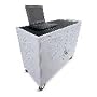 Bretford LAP18EBA-GM 18-Unit Welded Notebook Cart with 5 inch Casters & Front Elec Units