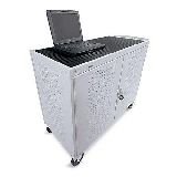BRETFORD 30 NOTEBOOK CART-IN FRONT 5 CASTERS ( LAP30EFR-GM )