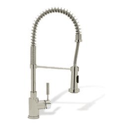 Blanco 440557 Meridian One-handle Kitchen Faucet with Pre-Rinse Spray Satin Nick