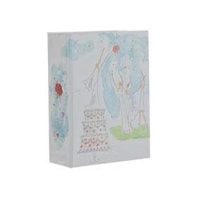 C.R. Gibson Bridal Party Mini Pocket Page Bound Photo Album, Holds up to 120 4 x 6 Photos.