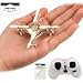 CHEERSON CX-10A RC Nano Drone with Controller and Hobbytiger Gift Headless Mini Quadcopter for Beginner Golden