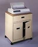 / VRT50104 / Mobile Steel Printer/Copier Stand, 24-7/8w x 20d x 29h, Oak / Sold as 1 EA